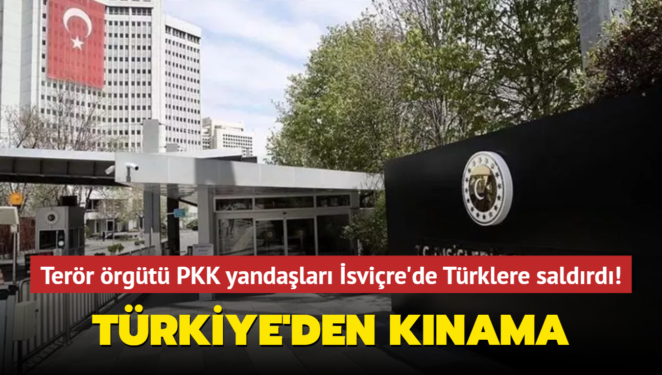 Terr rgt PKK yandalar svire'de Trklere saldrd! Trkiye'den knama