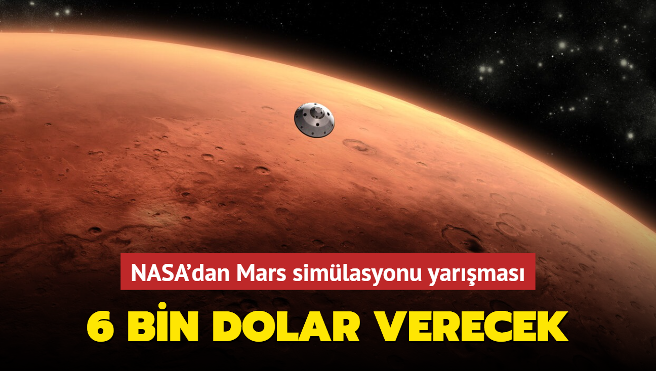 NASA'dan Mars yarmas! 6 bin dolar verecek...