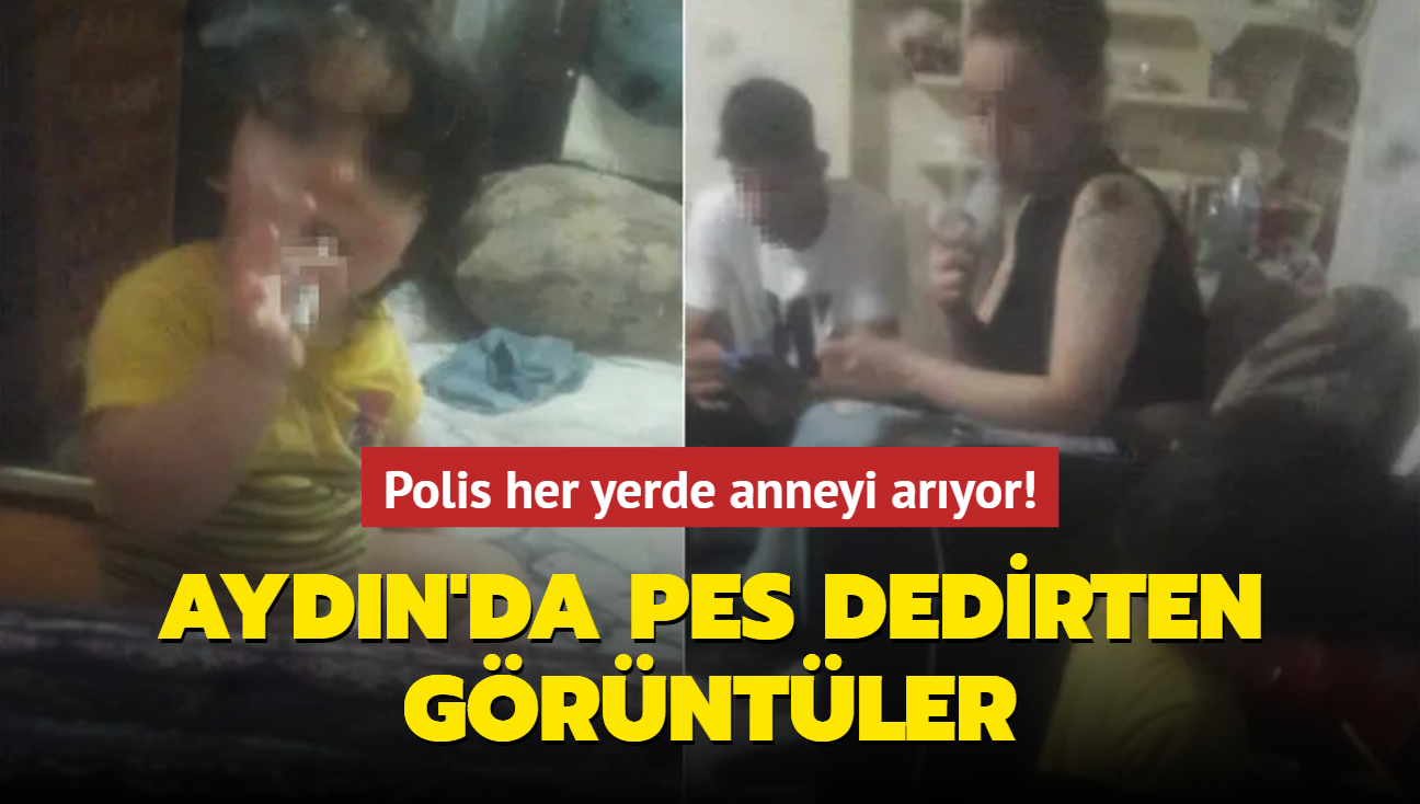 Aydn'da pes dedirten grntler! Polis srekli adres deitiren anneyi aryor