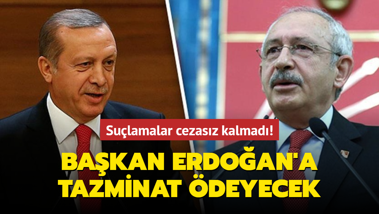 Kldarolu'nun sulamalar cezasz kalmad! Bakan Erdoan'a manevi tazminat deyecek