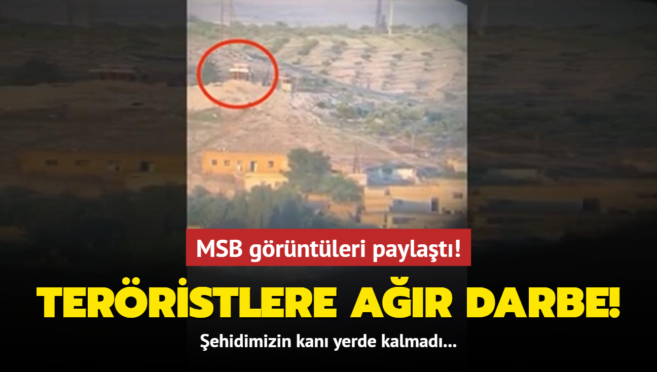 MSB grntleri paylat! ehidimizin kan yerde kalmad... Terristlere ar darbe!