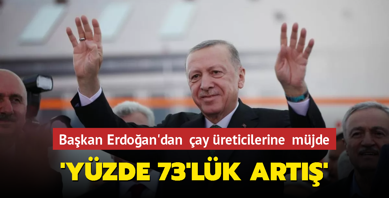 Bakan Erdoan'dan ay reticilerine mjde: Ya ay alm fiyatnda yzde 73'lk art