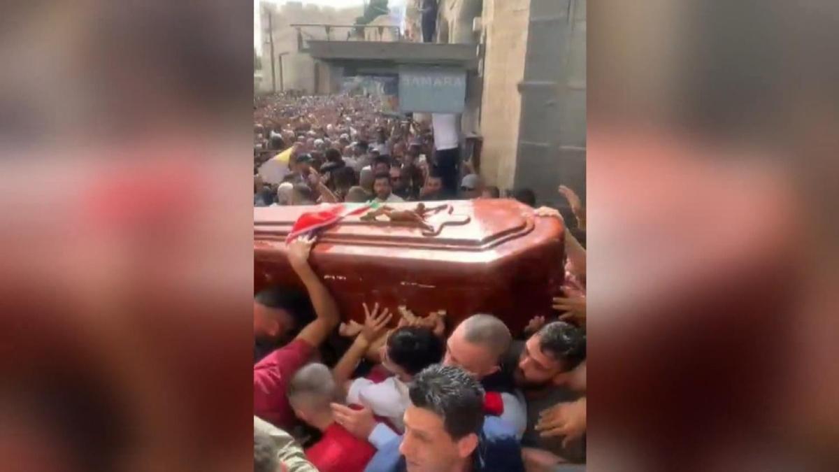 İsrail'in ebu Akile'nin cenazesine müdahalesine dünyadan tepki