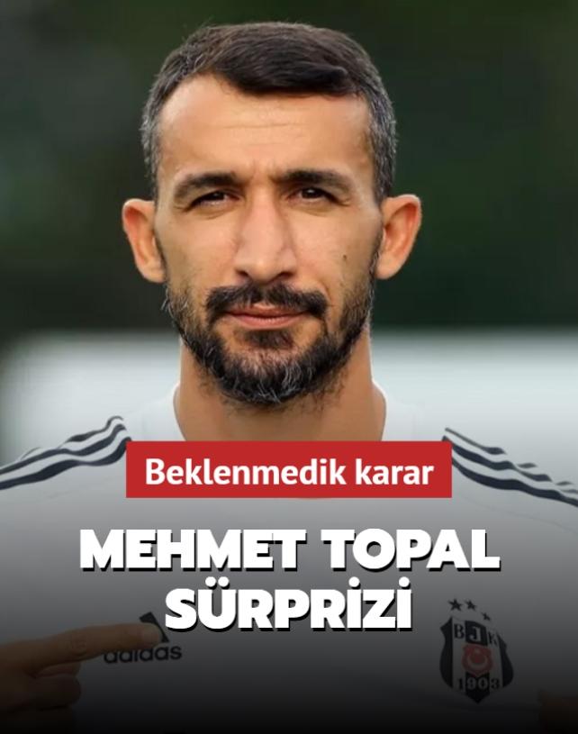 Mehmet Topal sürprizi! Beklenmedik karar
