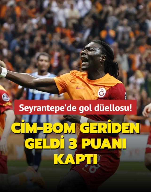 Seyrantepe'de gol düellosu! Galatasaray geriden gelip Adana Demirspor'u devirdi
