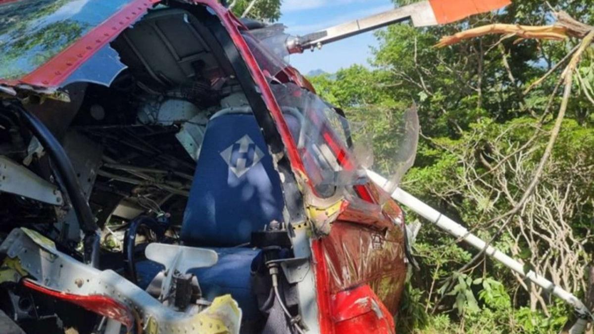 Güney Kore'de helikopter düştü