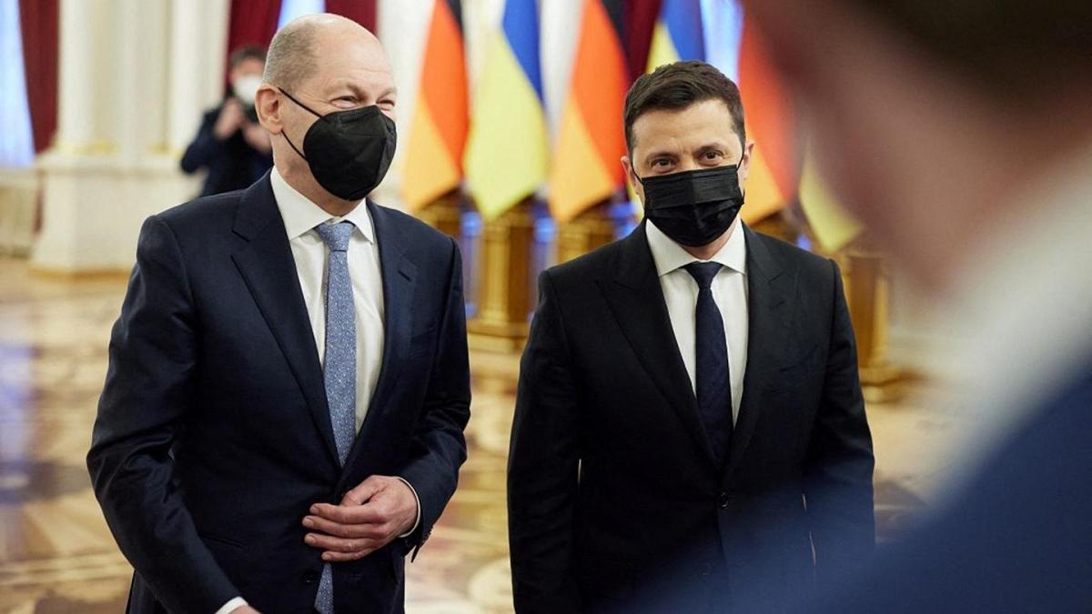 Ukrayna ile Almanya arasnda telefonda diplomasisi