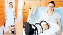 Georgieva yeniden doğdu! Bulgaristan'da bacağı kesilecekti, Türkiye'de yürüyor