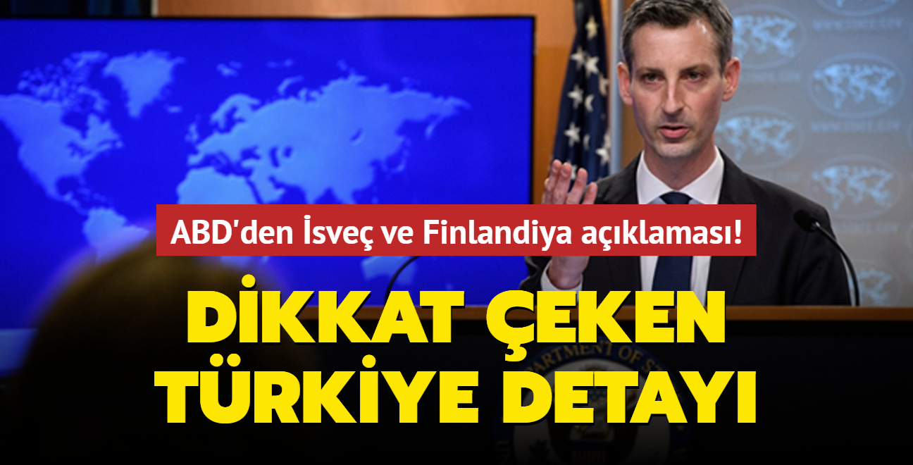 ABD'den sve ve Finlandiya aklamas! Dikkat eken Trkiye detay