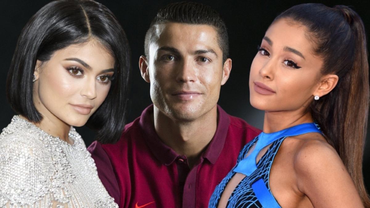 Kylie Jenner, Cristiano Ronaldo, Ariana Grande... te en ok takipisi olan nller