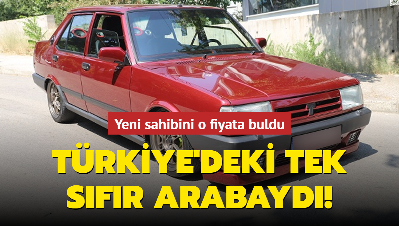 Trkiye'nin en pahal Tofa otomobili sahibini buldu