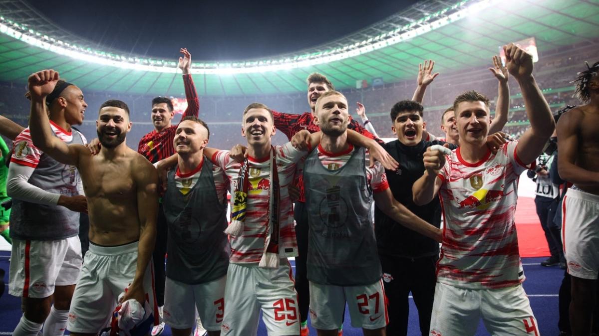 Almanya Kupas'nda penalt atlar sonras zafer Leipzig'in