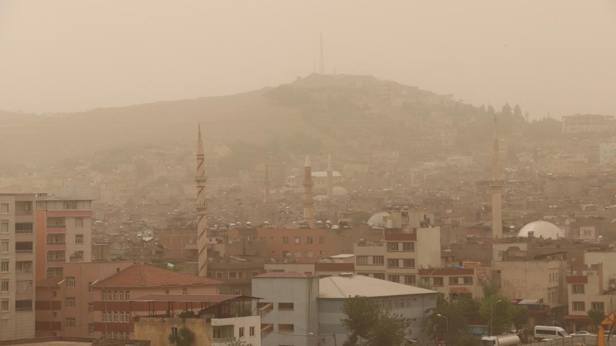 Şırnak ve Siirt'te toz taşınımı etkisi sürüyor: Çeşitli hastalıklara neden olabilir