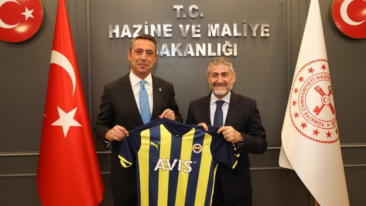 Hazine ve Maliye Bakan Nebati, Fenerbahe Bakan Ko'u kabul etti 