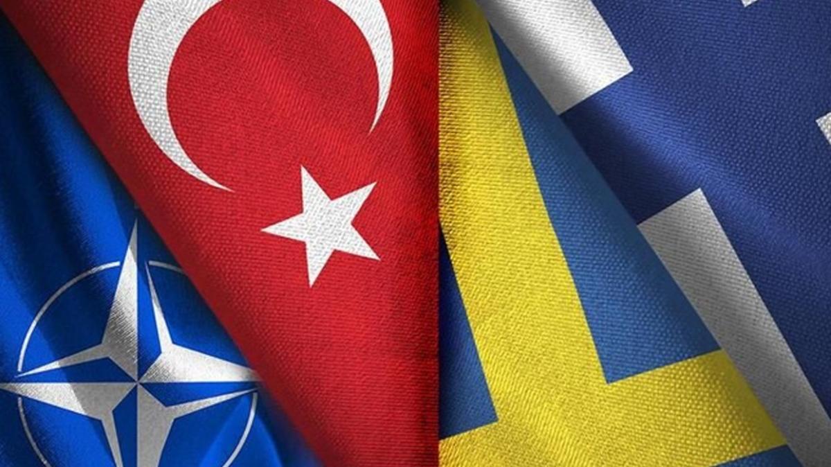 Trkiye, sve ve Finlandiya heyetlerinin grmesi balad