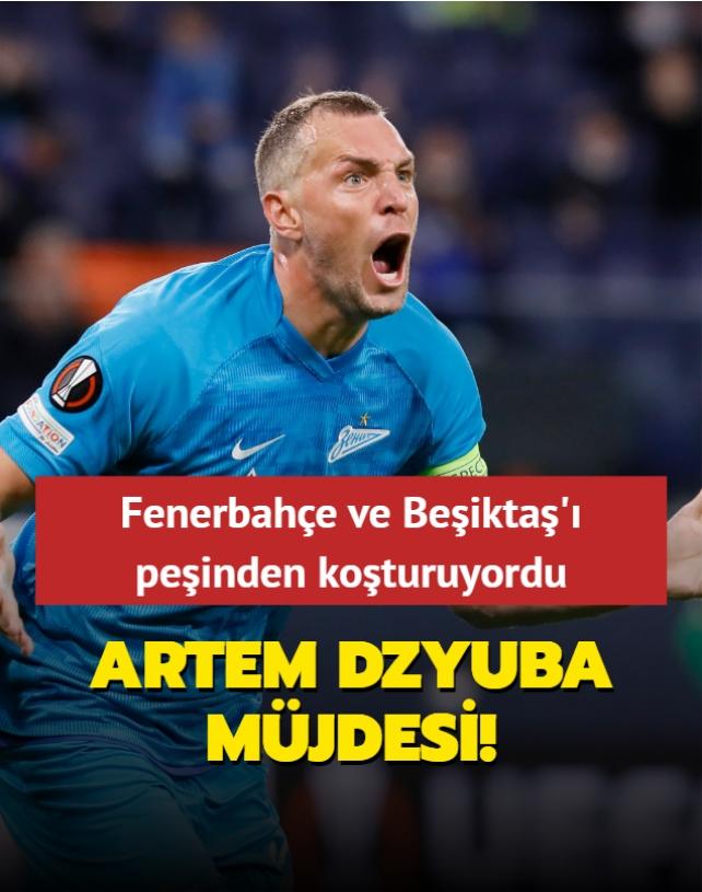 Artem Dzyuba müjdesi! Fenerbahçe ve Beşiktaş'ı peşinden koşturuyordu