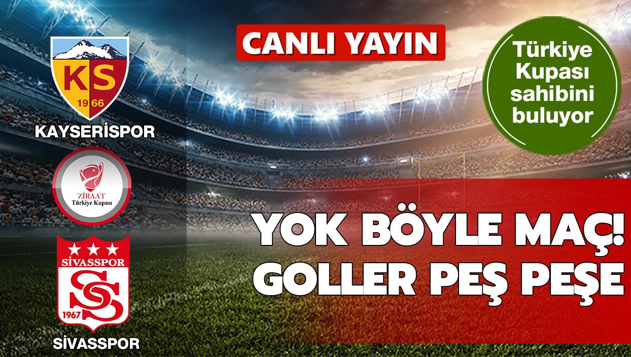 Canl Yayn! Trkiye Kupas finali: Yukatel Kayserispor- Demir Grup Sivasspor