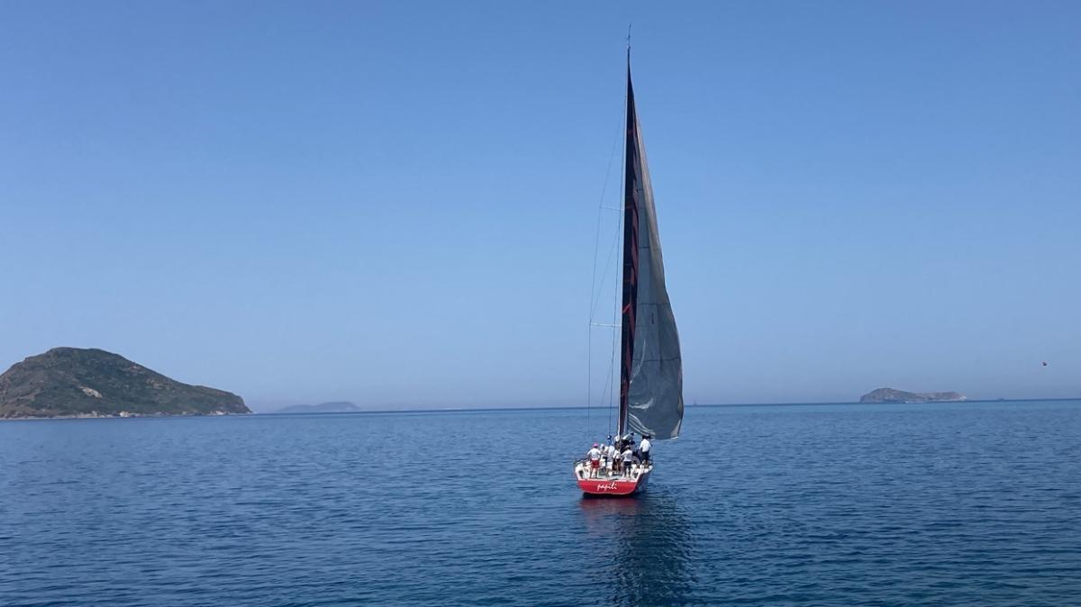 Cumhurbakanl 3. Uluslararas Yat Yarlar'nda ilk tekne Bodrum'da var noktasna ulat