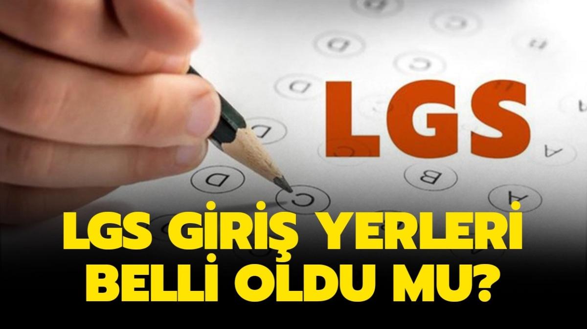 LGS giri yerleri belli oldu! 2022 LGS snav ne zaman, ka gn kald" 