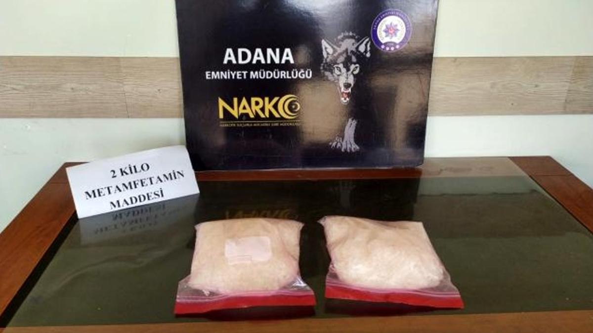 Adana'da ilgin olay: Kat kamyonundan 2 kilo metamfetamin kt! 'Haberimiz yok'