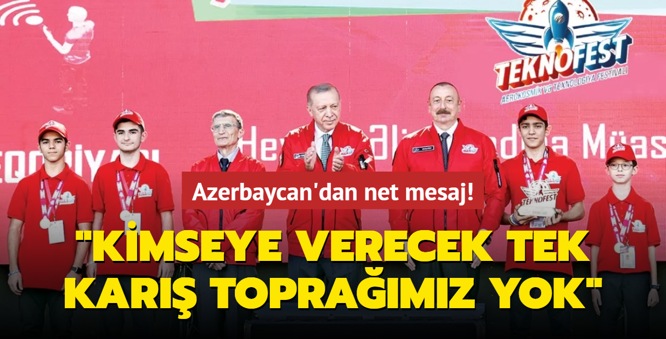 Gkyznde kardelik festivali! Azerbaycan'dan net mesaj: Kimseye verecek tek kar topramz yok