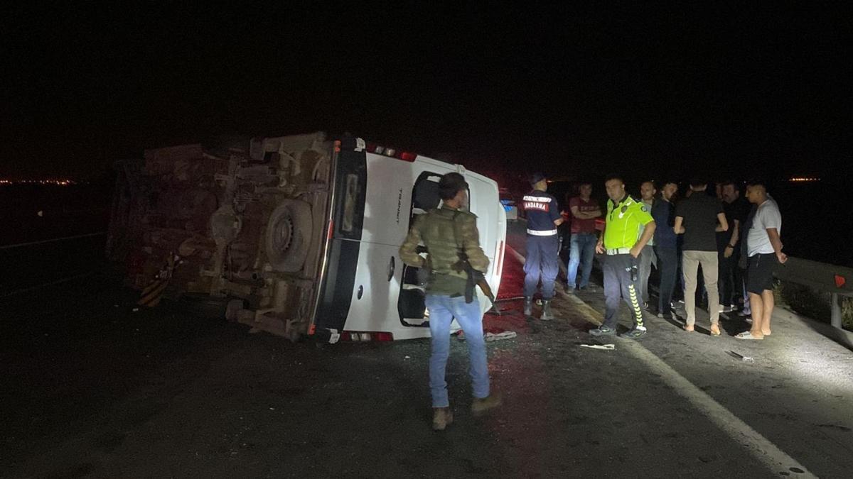 Osmaniye'de trafik kazas: 17 yaral