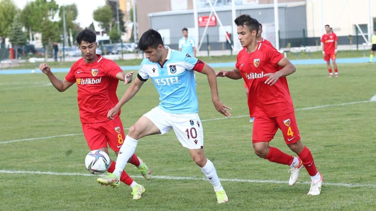 Trabzonspor'un genleri Kayserispor'u alt etmeyi baard