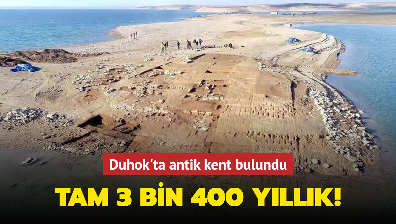 Duhok'ta antik kent bulundu... Tam 3 bin 400 yllk!