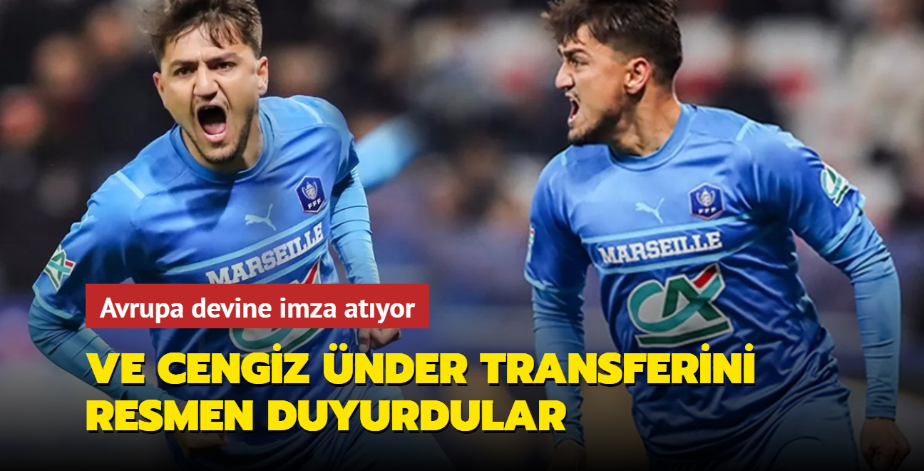 Ve Cengiz nder transferini resmen duyurdular! Avrupa devine imza atyor