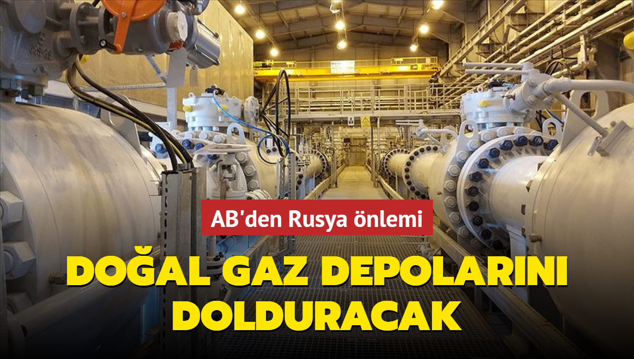 AB'den Rusya nlemi.... Doal gaz depolarn dolduracak