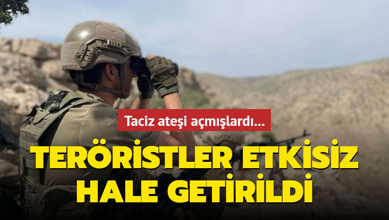 Frat Kalkan blgesinde 5 PKK/YPG'li terrist etkisiz hle getirildi