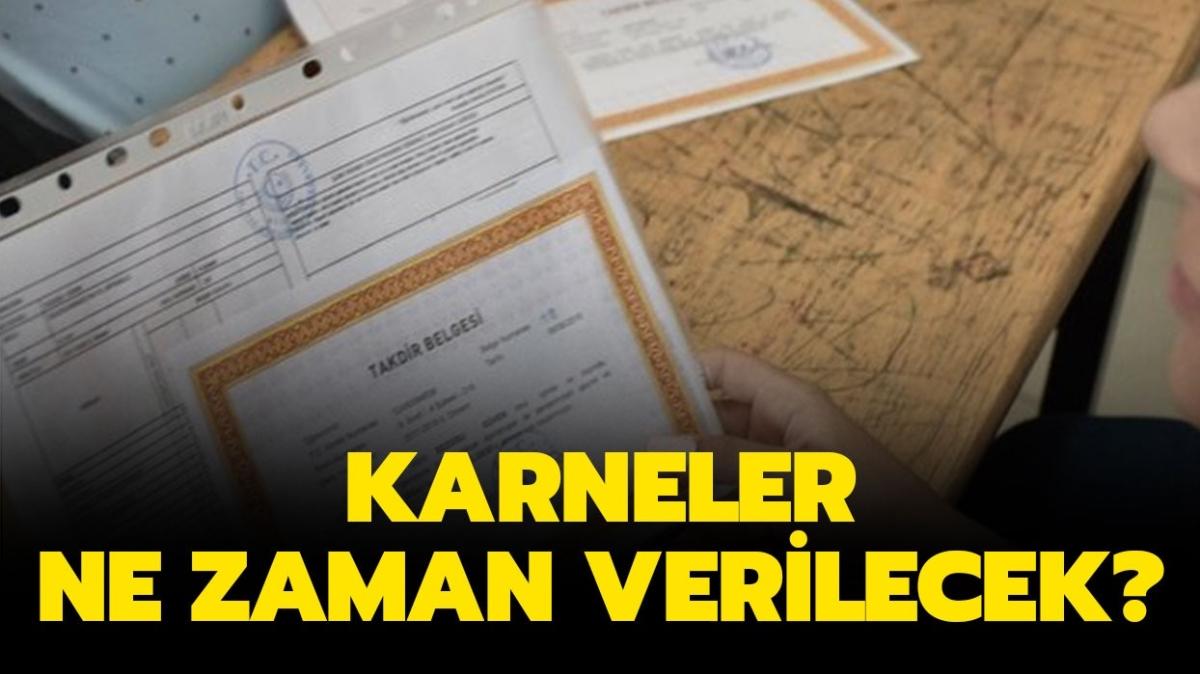 Okullar Haziran'n kanda kapanyor" Karneler ne zaman verilecek"