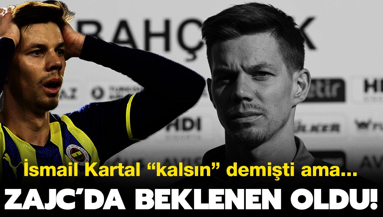 Miha Zajc'da beklenen oldu! smail Kartal kalsn demiti ama...