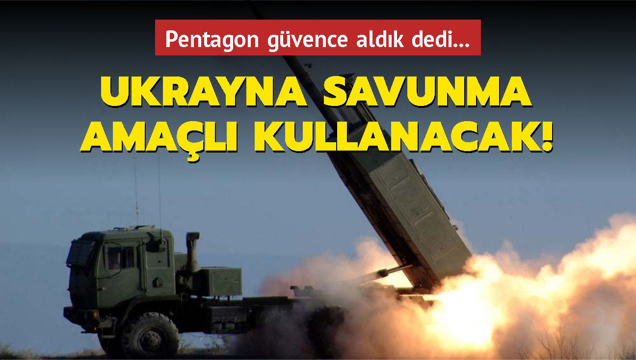 Pentagon gvence aldk dedi: Ukrayna savunma amal kullanacak!