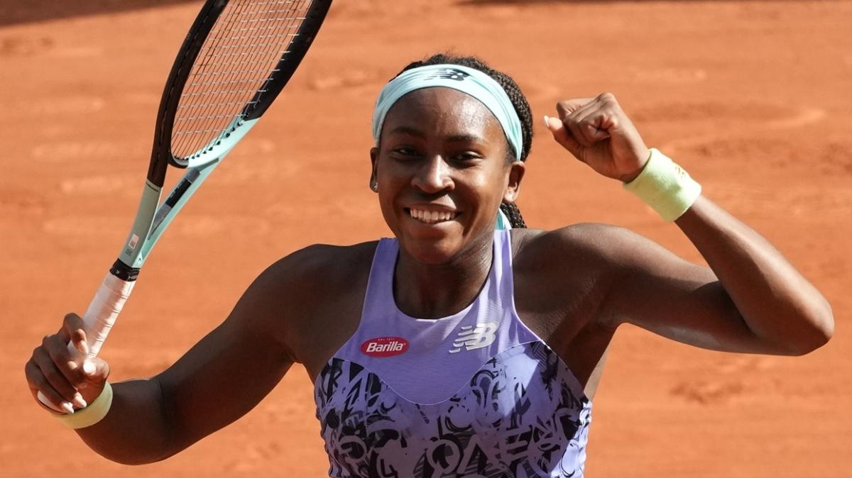 Coco Gauff rakibini 2-0'la geti, Roland Garros'da finalin ad belli oldu