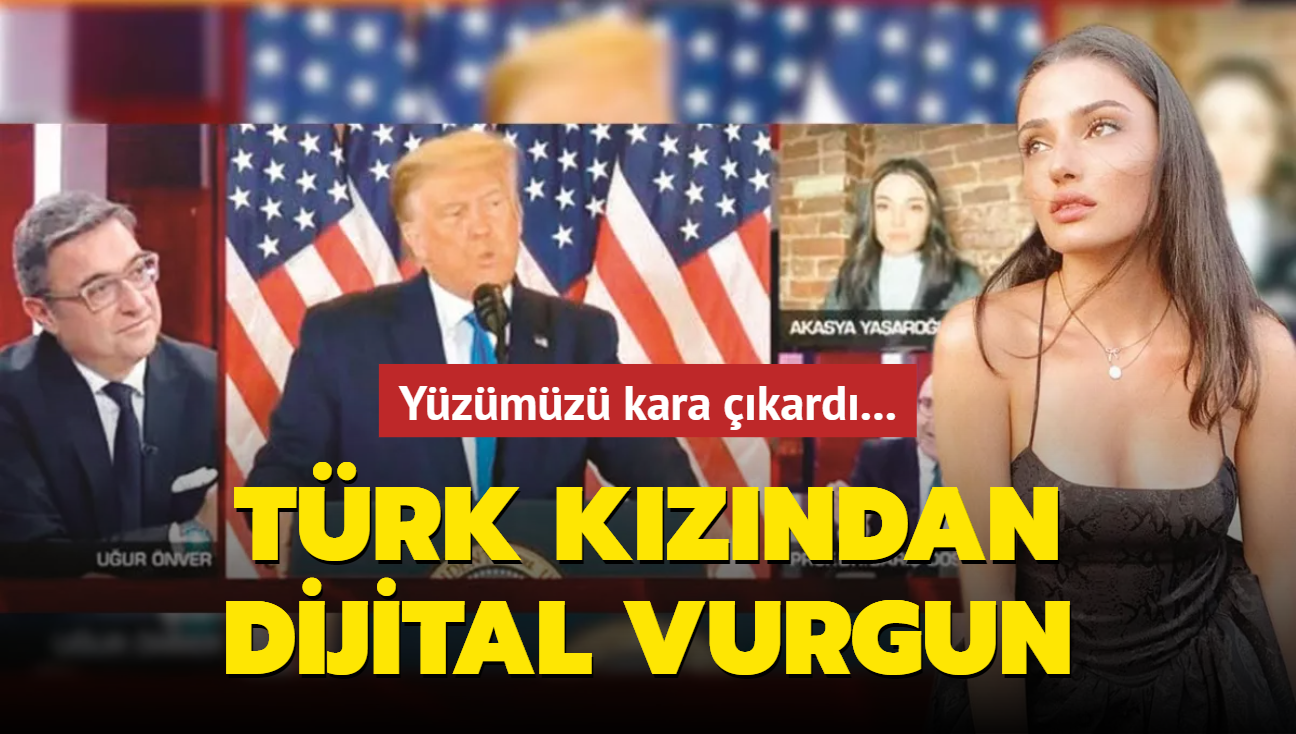 Yüzümüzü kara çıkardı... Türk kızı Akasya Yaşaroğlu'ndan dijital vurgun