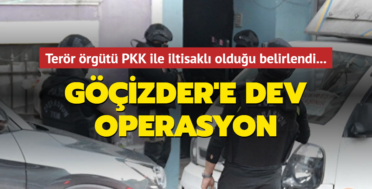 PKK'ya fon salamakla sulanan phelilere 5 ilde operasyon