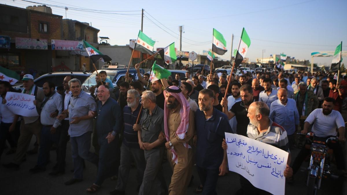 Tel Rfat'ta terr rgt YPG/PKK protesto edildi