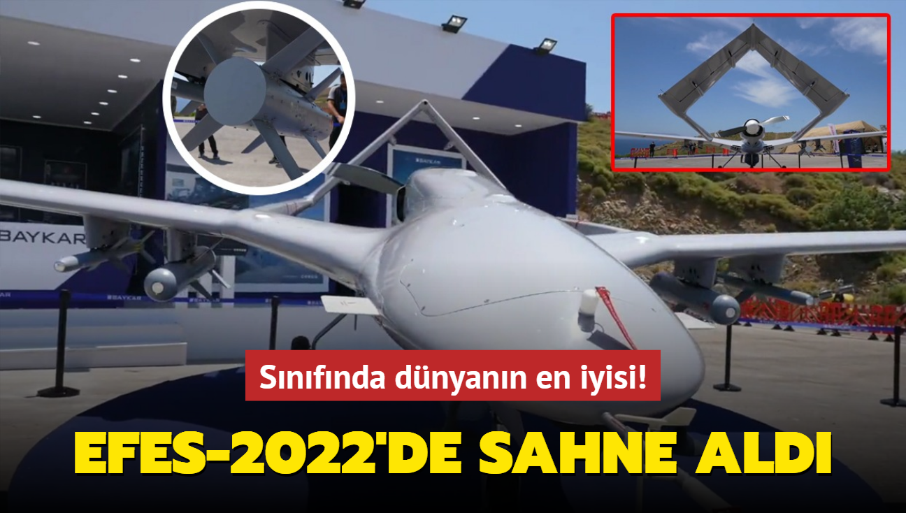 "Snfnda dnyann en iyisi" EFES-2022 tatbikatnda sahne Bayraktar TB2'nin!