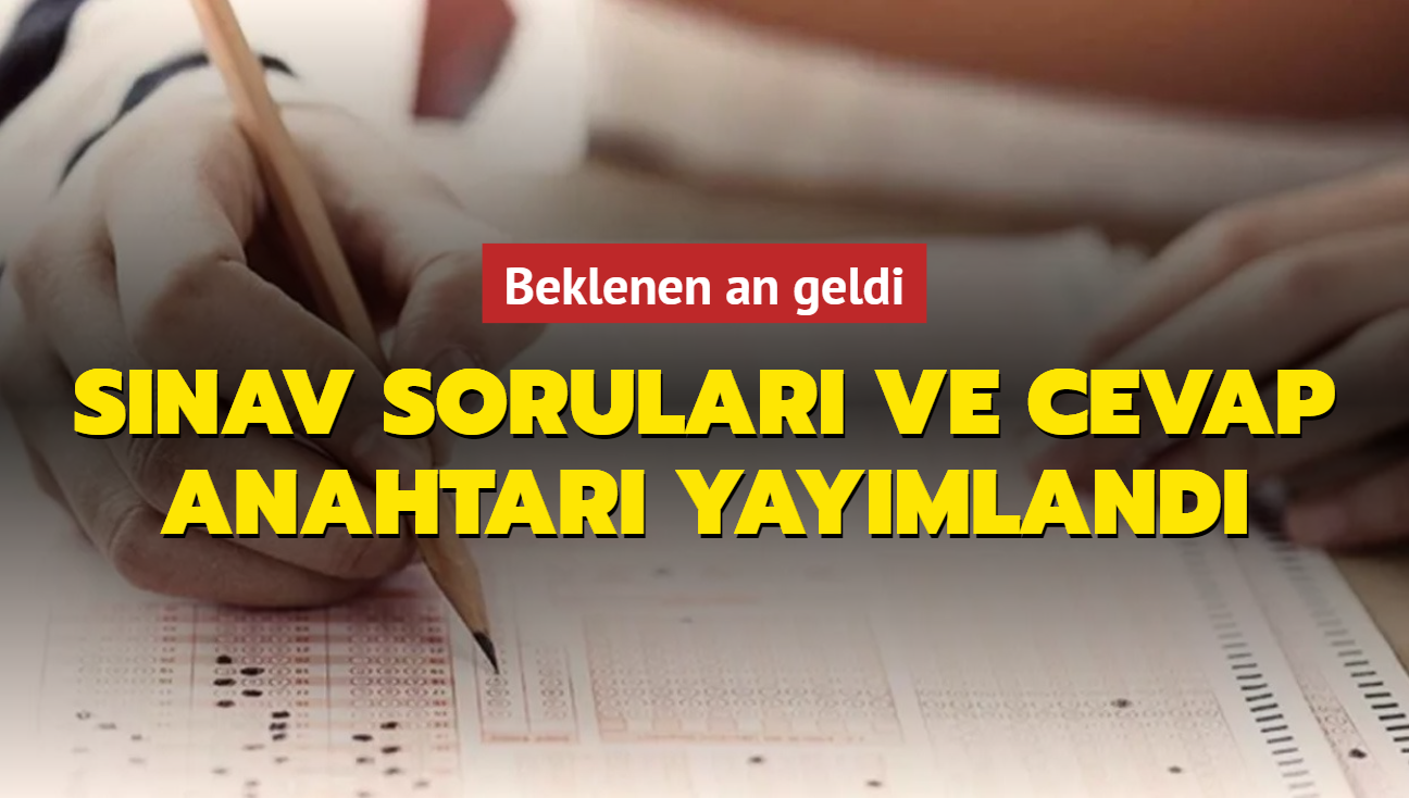 LGS soru kitapklar ve cevap anahtarlar yaymland