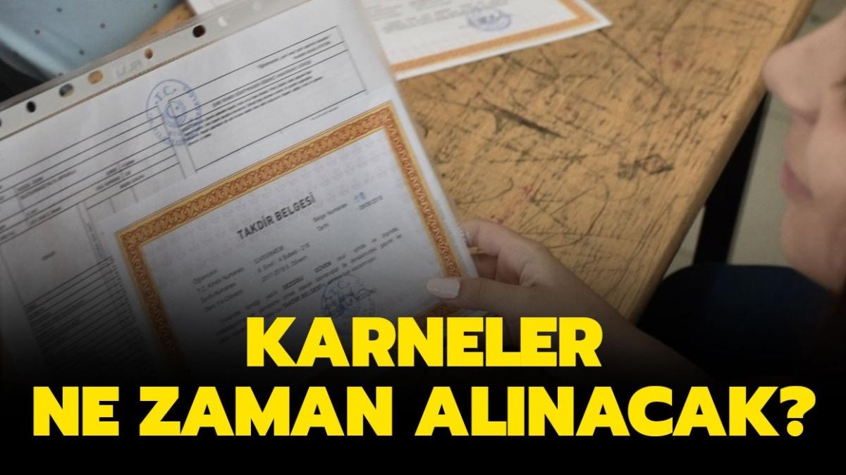 Okullar ne zaman kapanacak" (2. dnem) 2022 Karneler ne zaman alnyor"