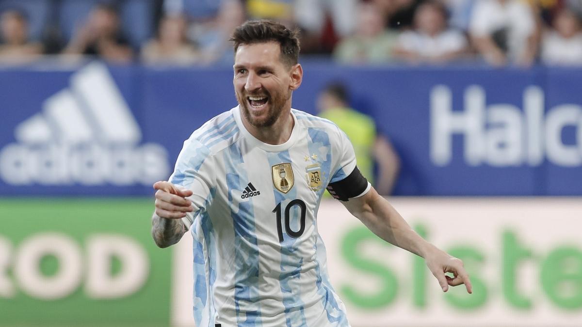 Lionel Messi'nin 5 golle ov yapt! Arjantin Estonya'ya gol oldu yad