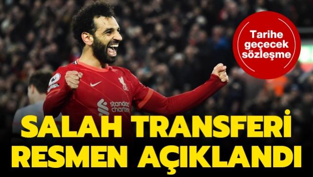 Ve Mohamed Salah transferi resmen akland! Tarihe geecek rekor rakam