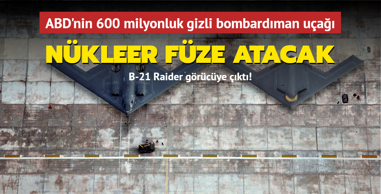 ABD'nin 600 milyon dolarlk gizli bombardman ua: B-21 Raider