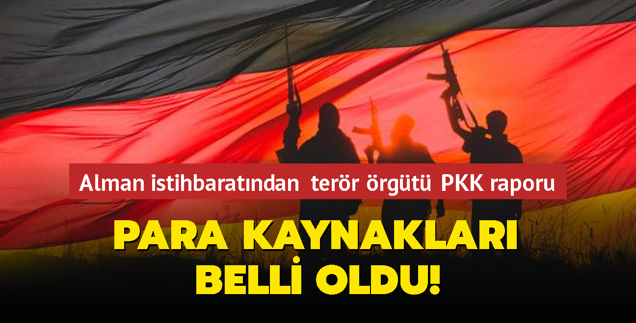 Alman istihbaratndan terr rgt PKK raporu... Para kaynaklar belli oldu