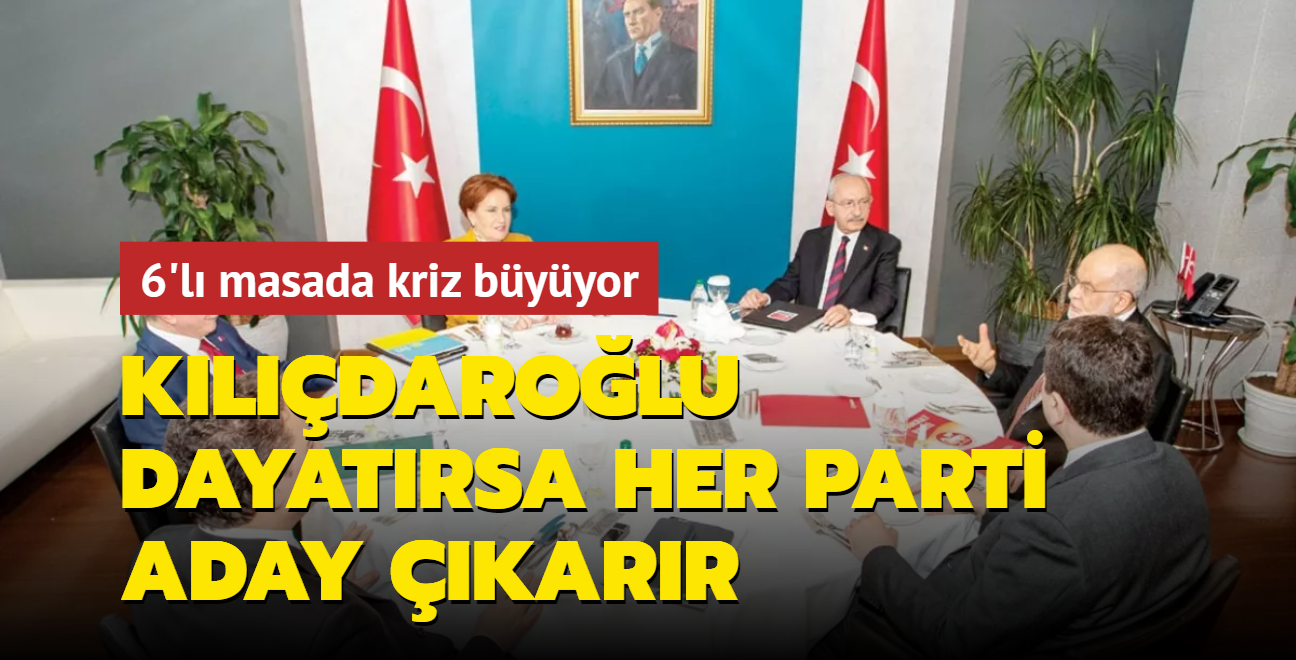 Kılıçdaroğlu dayatırsa her parti aday çıkarır