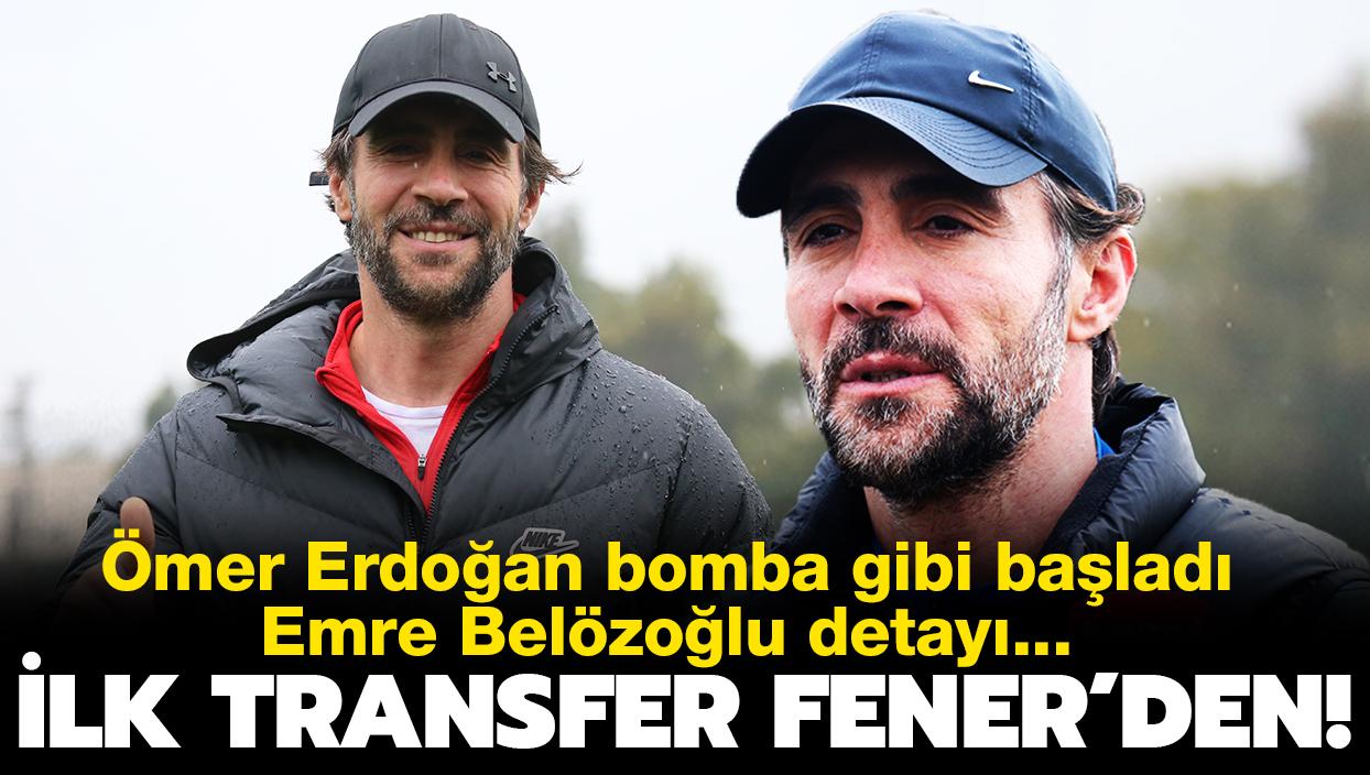 mer Erdoan hzl balad! lk transferi Fenerbahe'den: Emre Belzolu'nun gz bebeiydi