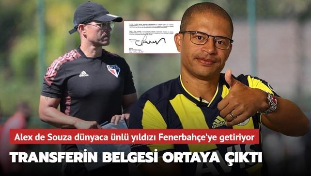 Alex de Souza'dan Fenerbahe'ye tarihi kyak! Transferin belgesi ortaya kt