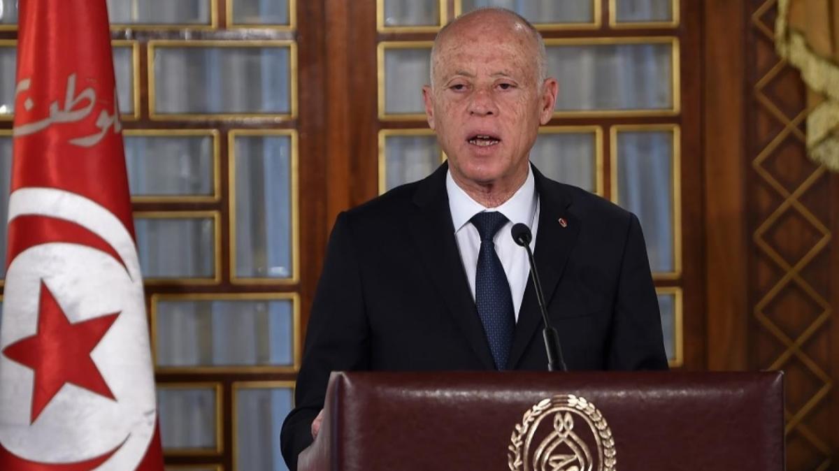 Tunus Cumhurbakan Said 57 yargc grevden ald