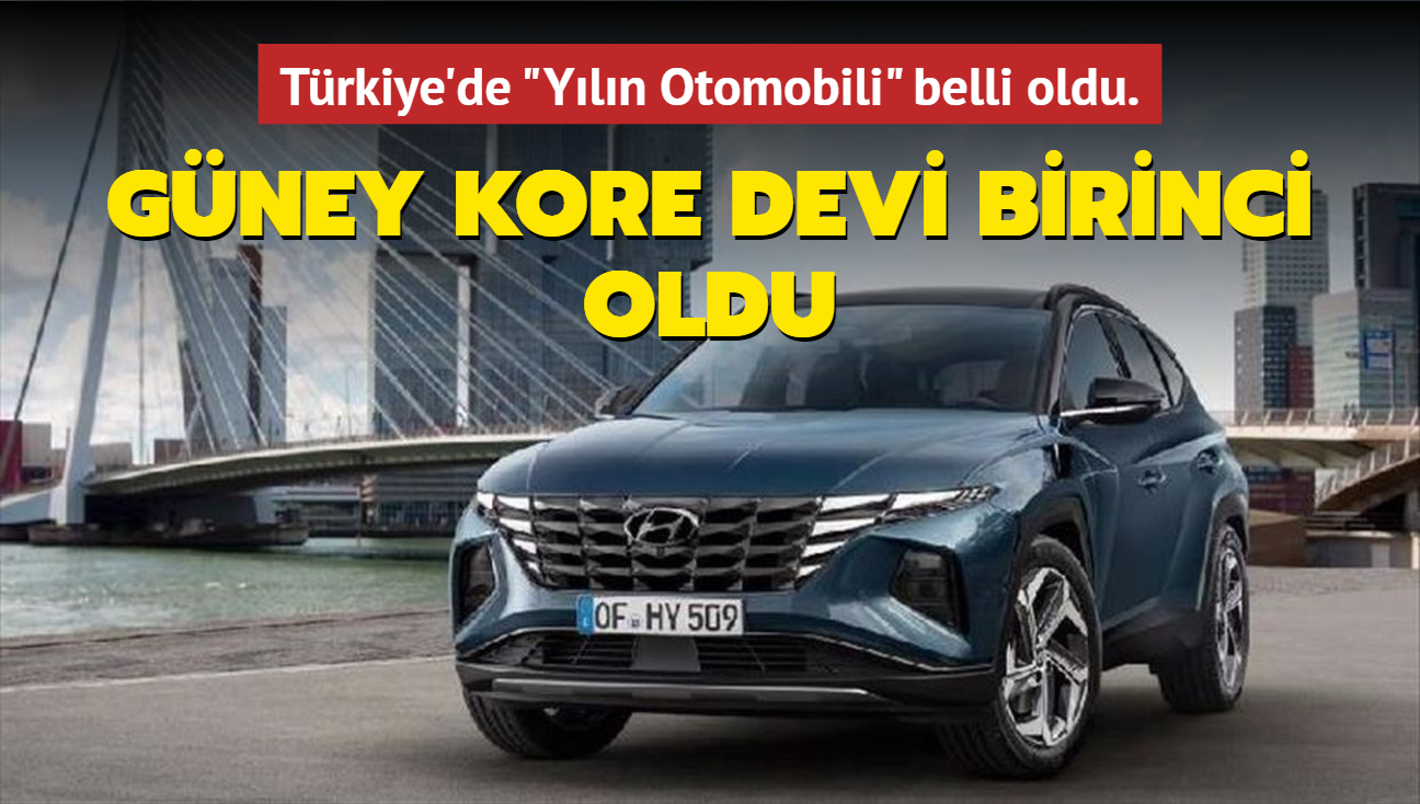 Trkiye'de "Yln Otomobili" belli oldu... Gney Kore devi birinci oldu